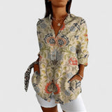 Élodie | Blouse Florale Élégante - Amélie Delaire