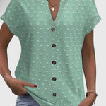 Élodie | Chemise V Neck Confortable - Amélie Delaire