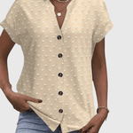 Élodie | Chemise V Neck Confortable - Amélie Delaire