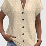 Élodie | Chemise V Neck Confortable - Amélie Delaire