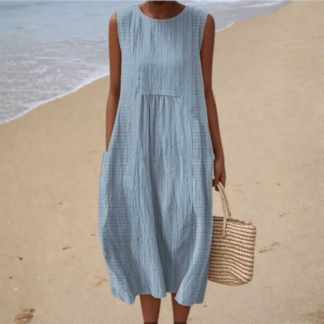 Enzo - Robe d’Été Confortable Sans Manches - Amélie Delaire