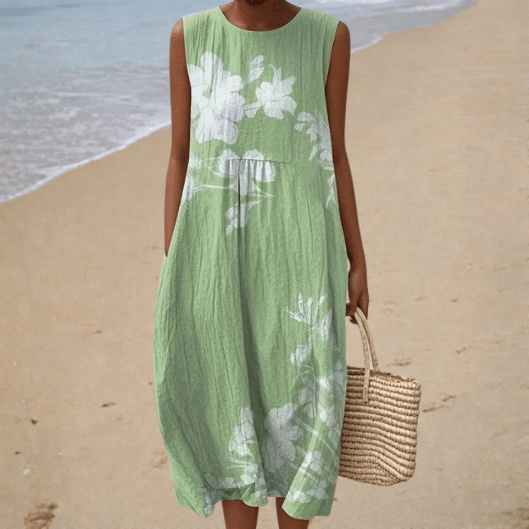 Éwan - Robe d’Été Confortable Sans Manches - Amélie Delaire