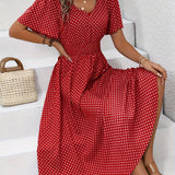 Robe Élégante Pois Élisa