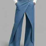Florine | jean taille haute jambes larges