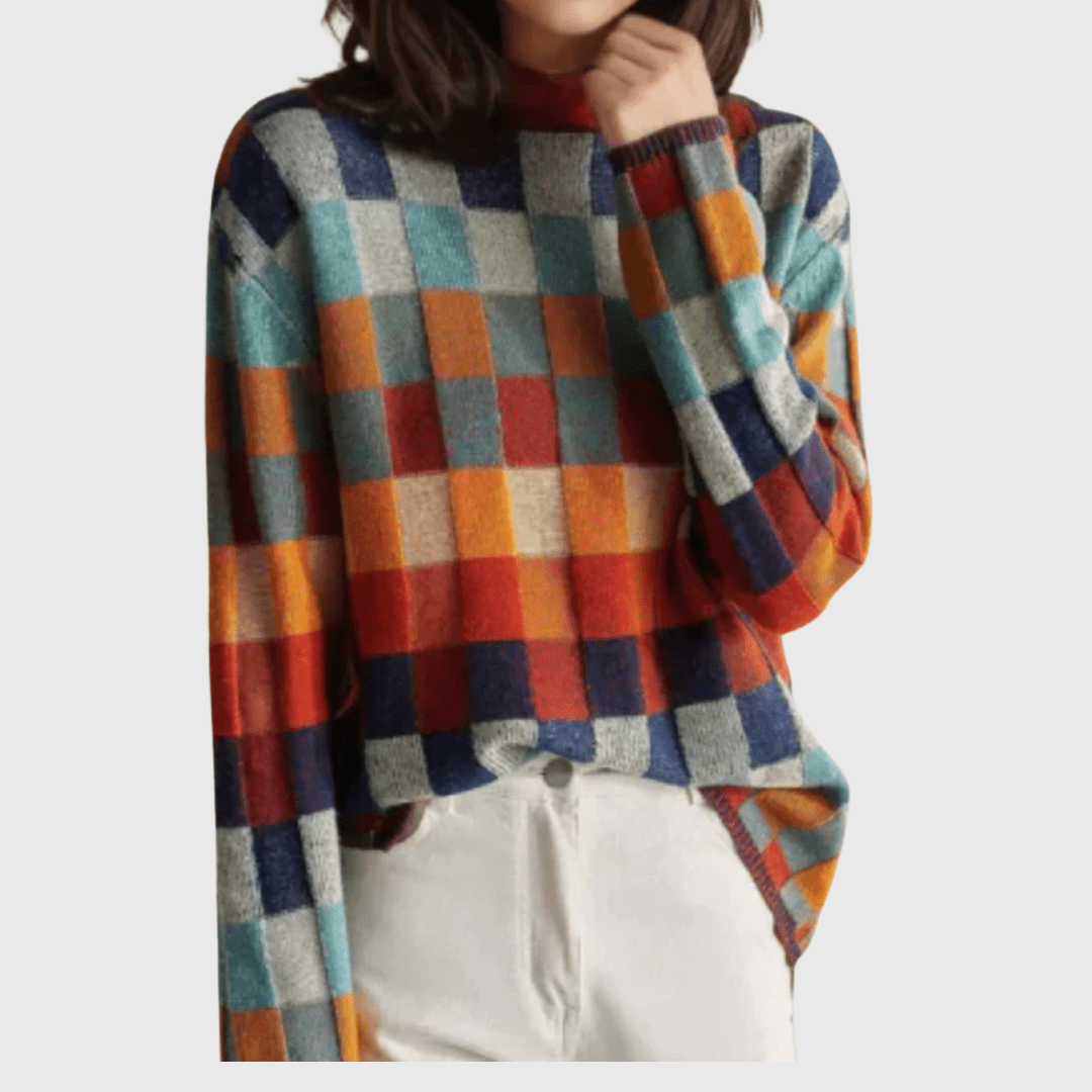 Françoise | Pull rétro confortable - Amélie Delaire