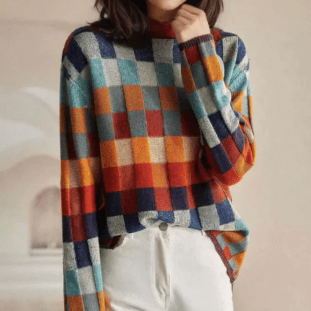 Françoise | Pull rétro confortable - Amélie Delaire