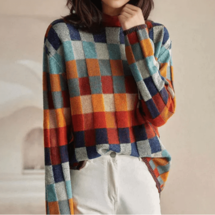 Françoise | Pull rétro confortable - Amélie Delaire