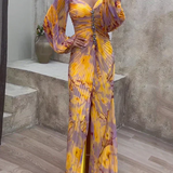 Sophie | Robe de Soirée Longue Plissée