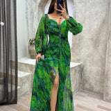 Sophie | Robe de Soirée Longue Plissée