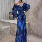 Sophie | Robe de Soirée Longue Plissée