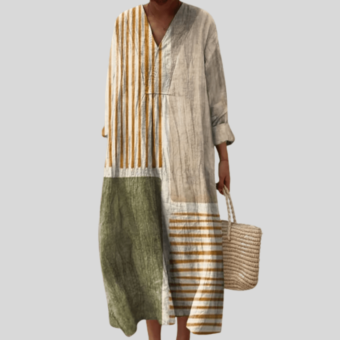 Henriette - Robe d’Été Imprimée Flatteuse - Amélie Delaire
