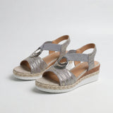 Lizzy | Sandales Compensées Espadrille Glamour