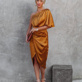Tamari | Élégante Robe Midi en Satin