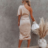 Tamari | Élégante Robe Midi en Satin