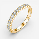 Bague de mariage en Moissanite