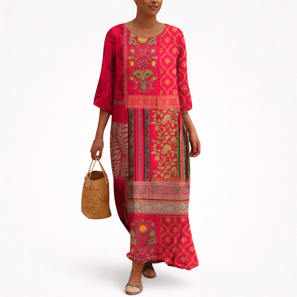Iris - Robe longue fluide chic et confortable - Amélie Delaire