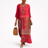 Iris - Robe longue fluide chic et confortable - Amélie Delaire