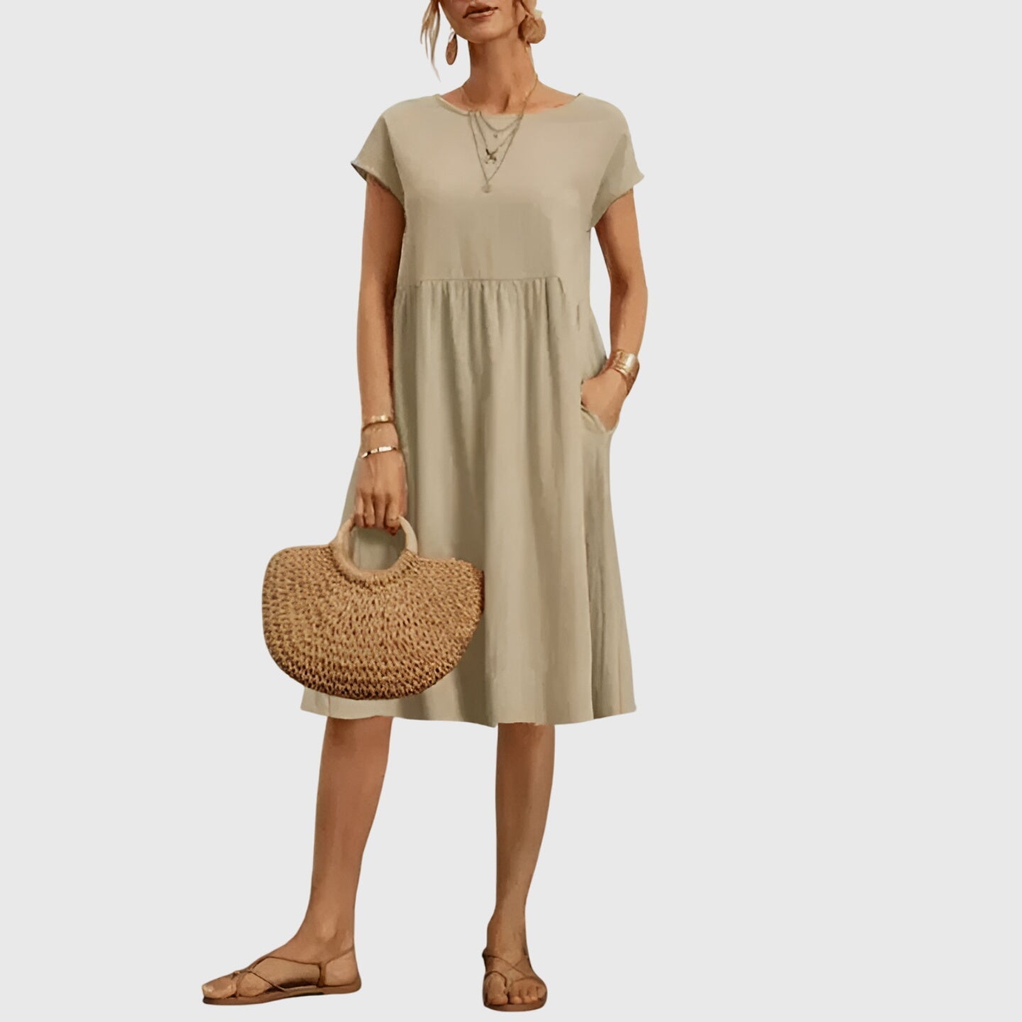 Isabelle | Robe Élégante de Printemps - Amélie Delaire