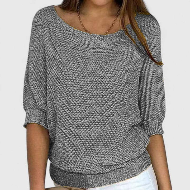 Jeanne | Pull en Tricot Sans Effort - Amélie Delaire