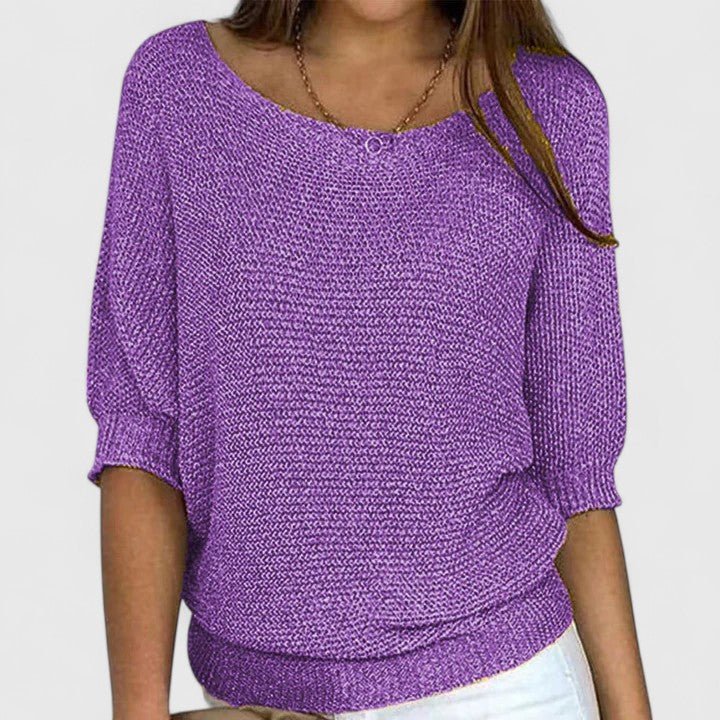 Jeanne | Pull en Tricot Sans Effort - Amélie Delaire