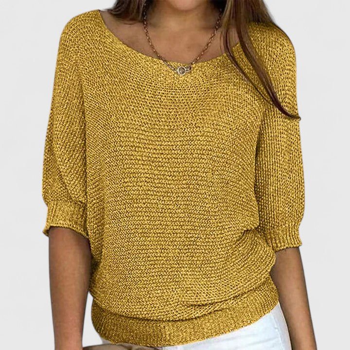 Jeanne | Pull en Tricot Sans Effort - Amélie Delaire