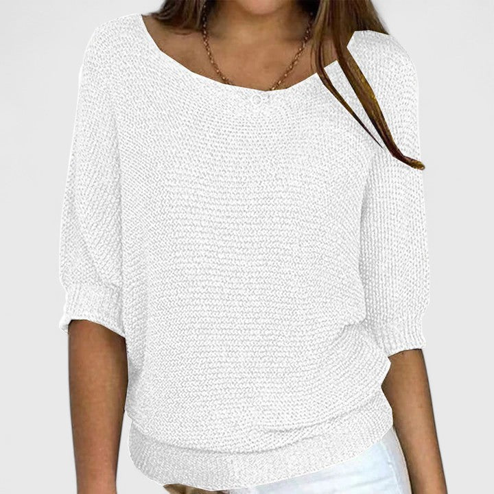Jeanne | Pull en Tricot Sans Effort - Amélie Delaire