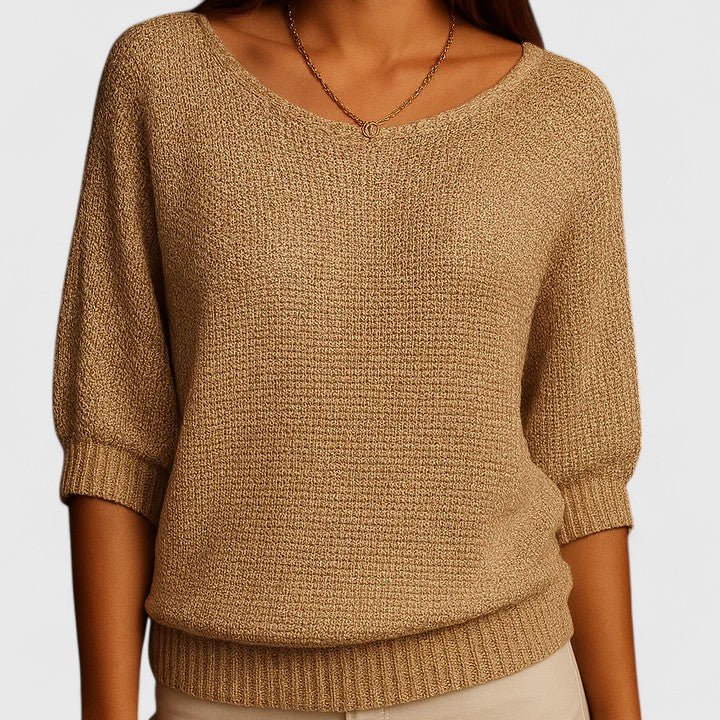 Jeanne | Pull en Tricot Sans Effort - Amélie Delaire