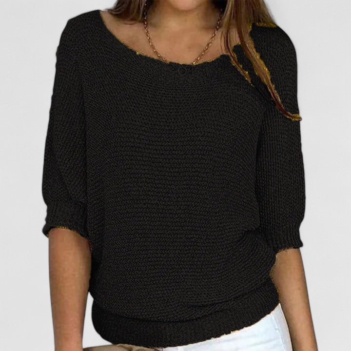 Jeanne | Pull en Tricot Sans Effort - Amélie Delaire
