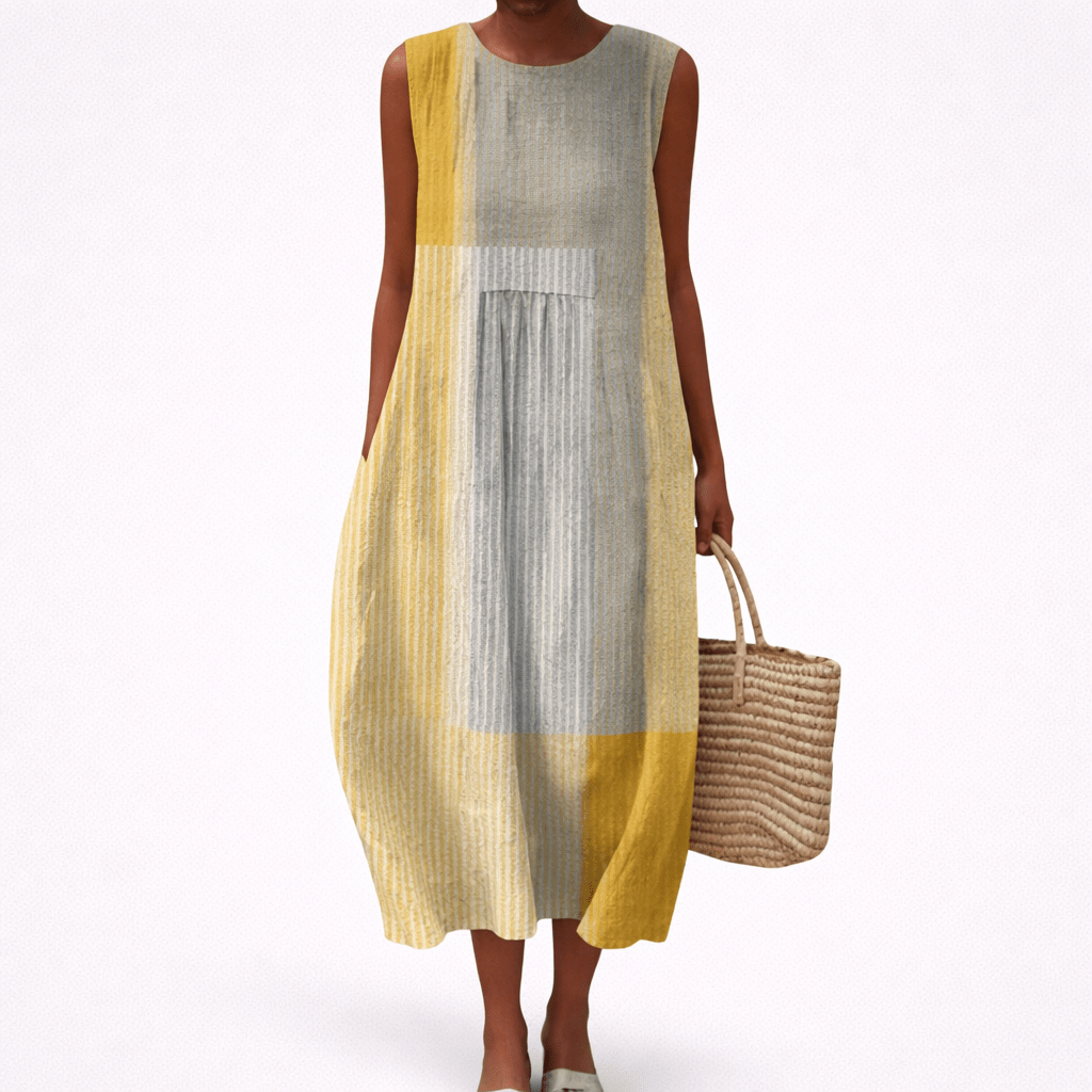 Joy - Robe d’Été Confortable Sans Manches - Amélie Delaire