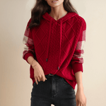 Julie | Pull à Capuche en Tricot Cable - Amélie Delaire