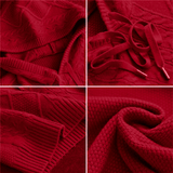 Julie | Pull à Capuche en Tricot Cable - Amélie Delaire
