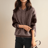 Julie | Pull à Capuche en Tricot Cable - Amélie Delaire