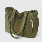 Léa | Sac fourre - tout en ribbed luxueux avec détails en cordon - Amélie Delaire