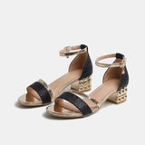 Lieke | Sandales Orthopédiques Talon Carré Élégantes