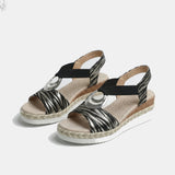 Lizzy | Sandales Compensées Espadrille Glamour