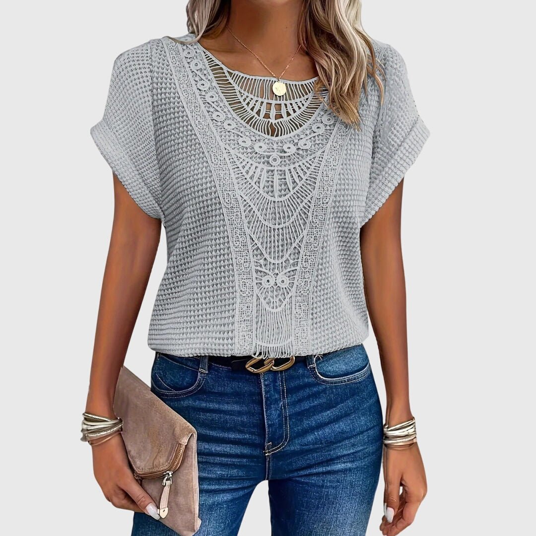 Lucie | Blouse Élégante Style Ibiza - Amélie Delaire