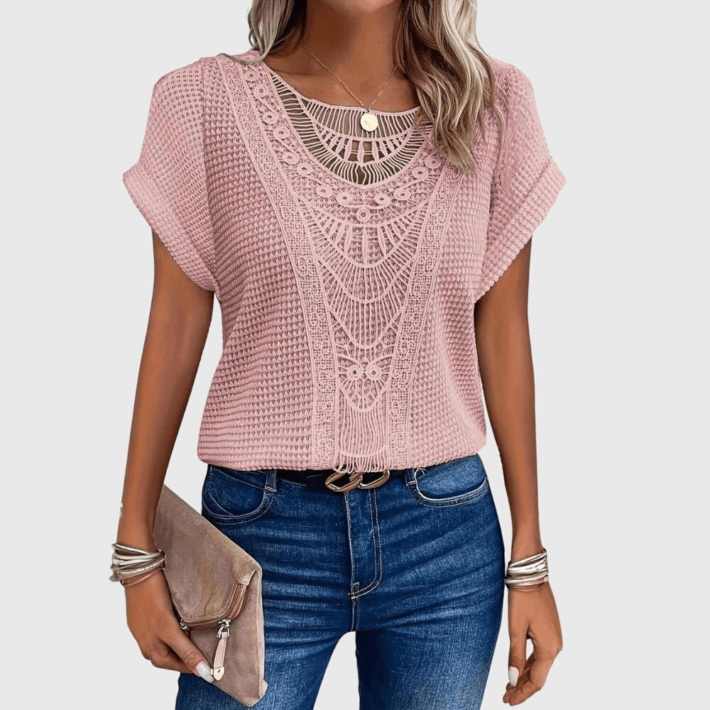 Lucie | Blouse Élégante Style Ibiza - Amélie Delaire