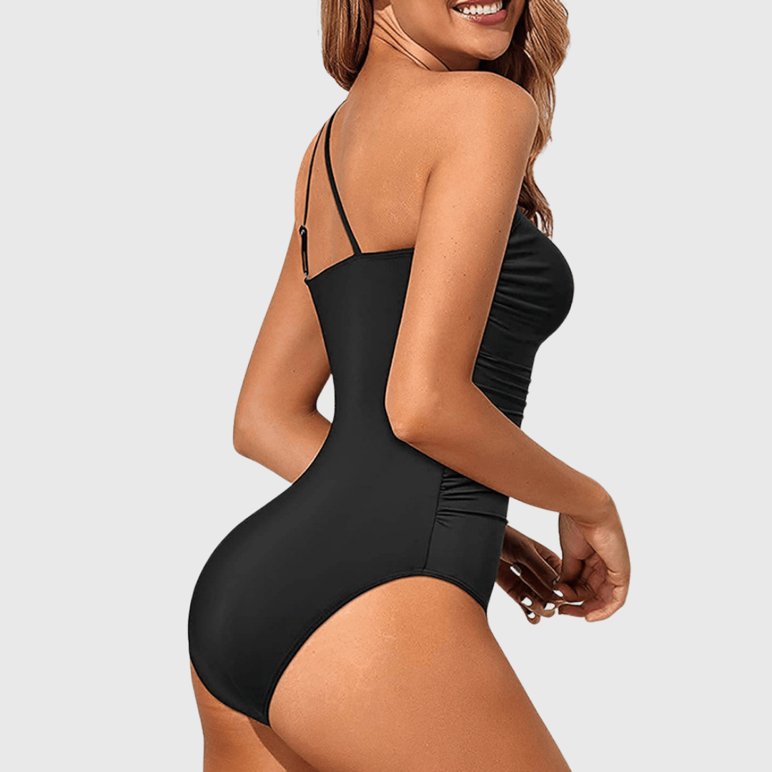 Maëlle | Maillot de bain sculptant à une épaule - Amélie Delaire