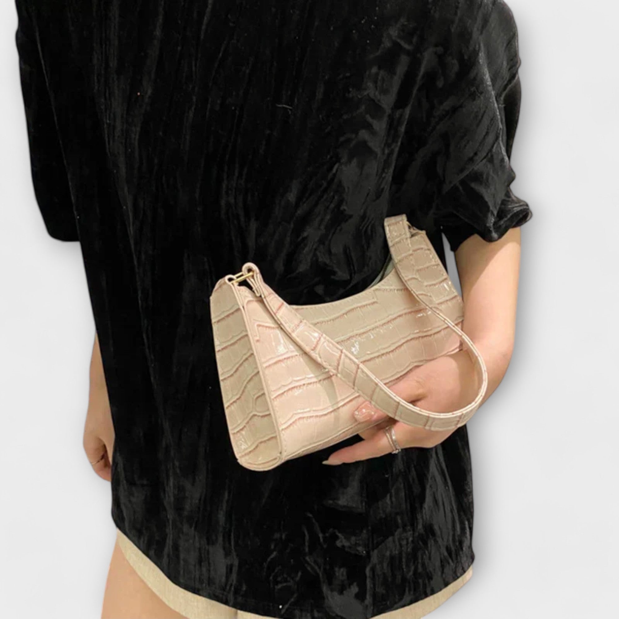 Marguerite | Sac en Cuir Brillant - Amélie Delaire