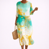 Mireille - Robe longue fluide chic et confortable - Amélie Delaire