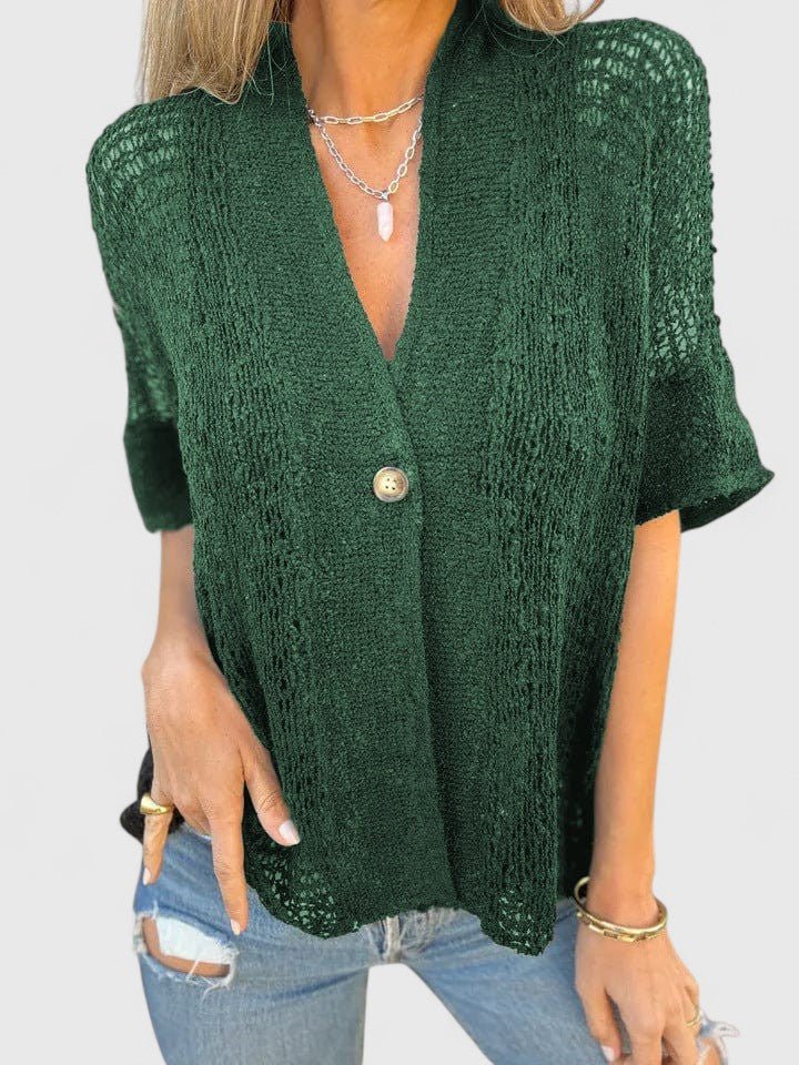 Nina | Chemise Tricotée Élégante - Amélie Delaire