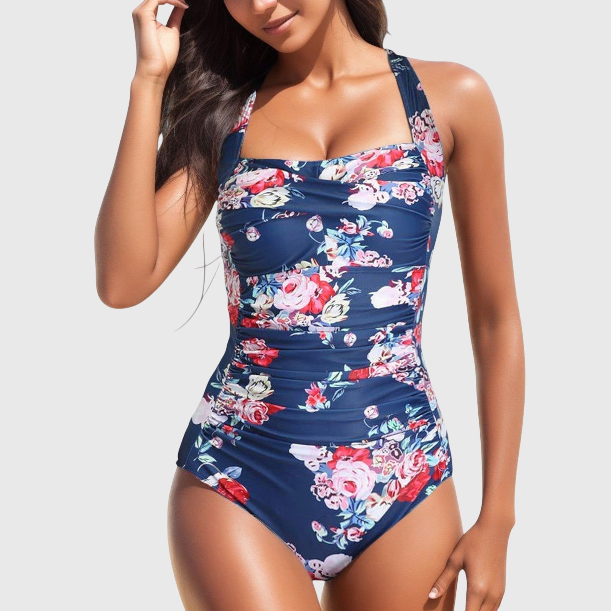 Raphaëlle | Maillot de Bain Floral Une Pièce - Amélie Delaire