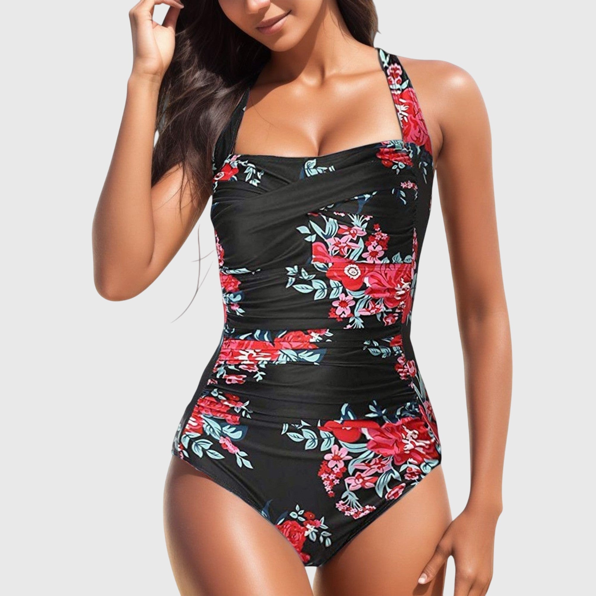 Raphaëlle | Maillot de Bain Floral Une Pièce - Amélie Delaire