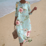 Rosalie - Robe longue fluide chic et confortable - Amélie Delaire