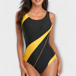 Sabine | Maillot de bain une pièce sporty à découpes - Amélie Delaire