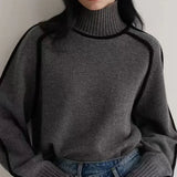 Sandrine | Pull élégant à col roulé - Amélie Delaire