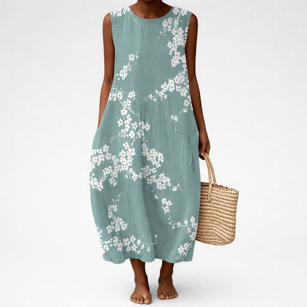 Ursule - Robe d’Été Confortable Sans Manches - Amélie Delaire