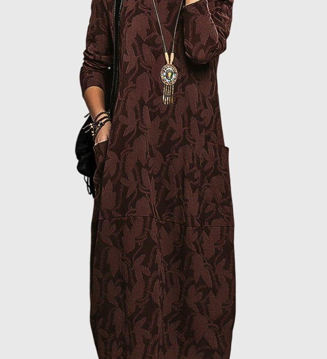 Victoria | Robe Décontractée à Col Rond - Amélie Delaire