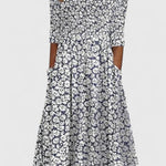 Violethia | Robe Midi Élégante - Amélie Delaire