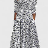 Violethia | Robe Midi Élégante - Amélie Delaire